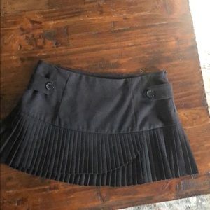 Pleated Mini Skirt